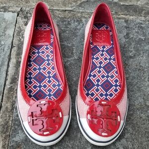 Tory Burch Channing Canvas Flats